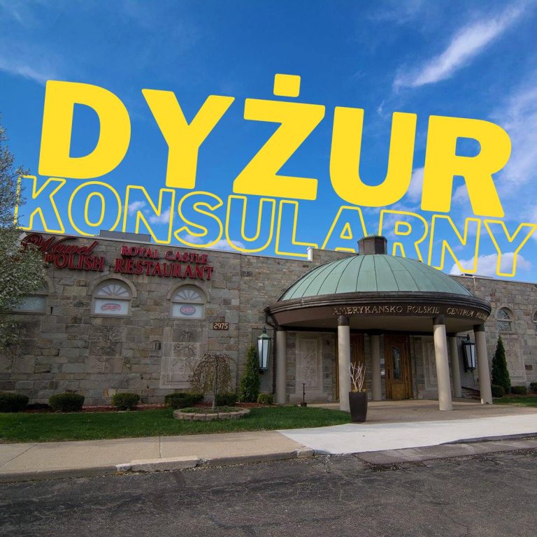 February 21-22, 2025 – Dyżur Konsularny w Stanie Michigan