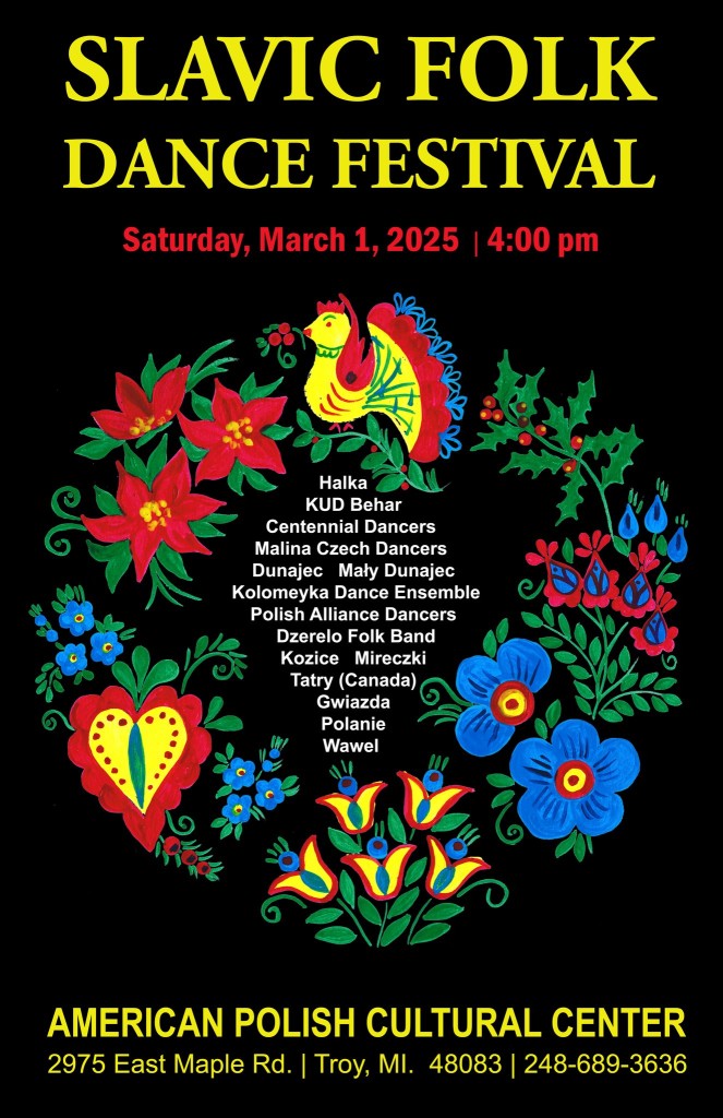 March 1, 2025 – Slavic Folk Dance Festival